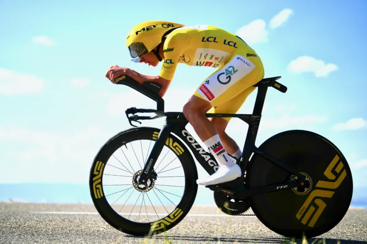 Evenepoel gains ground on Pogacar